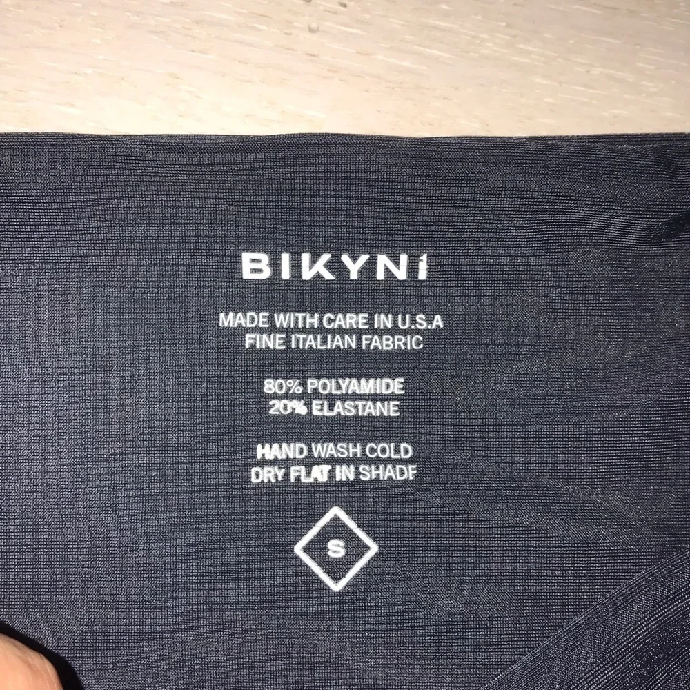 BIKYNI black and white string bikini set sz small